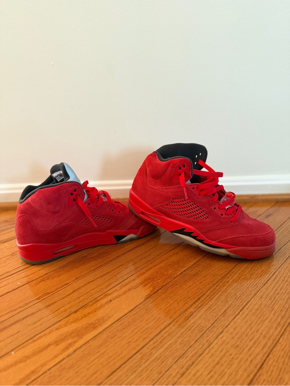 Jordan Red High-Top Men's Basketball Sneakers